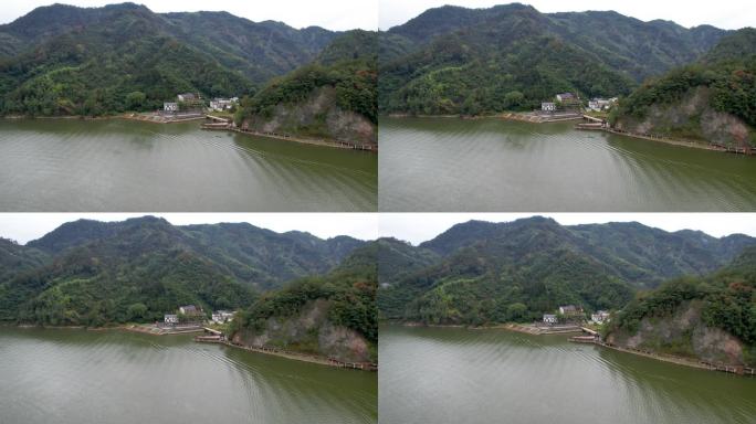 新安江山水画廊自然风光徽文化古村落航拍