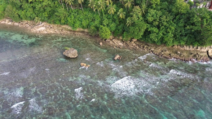 菲律宾海岛海岸航拍素材