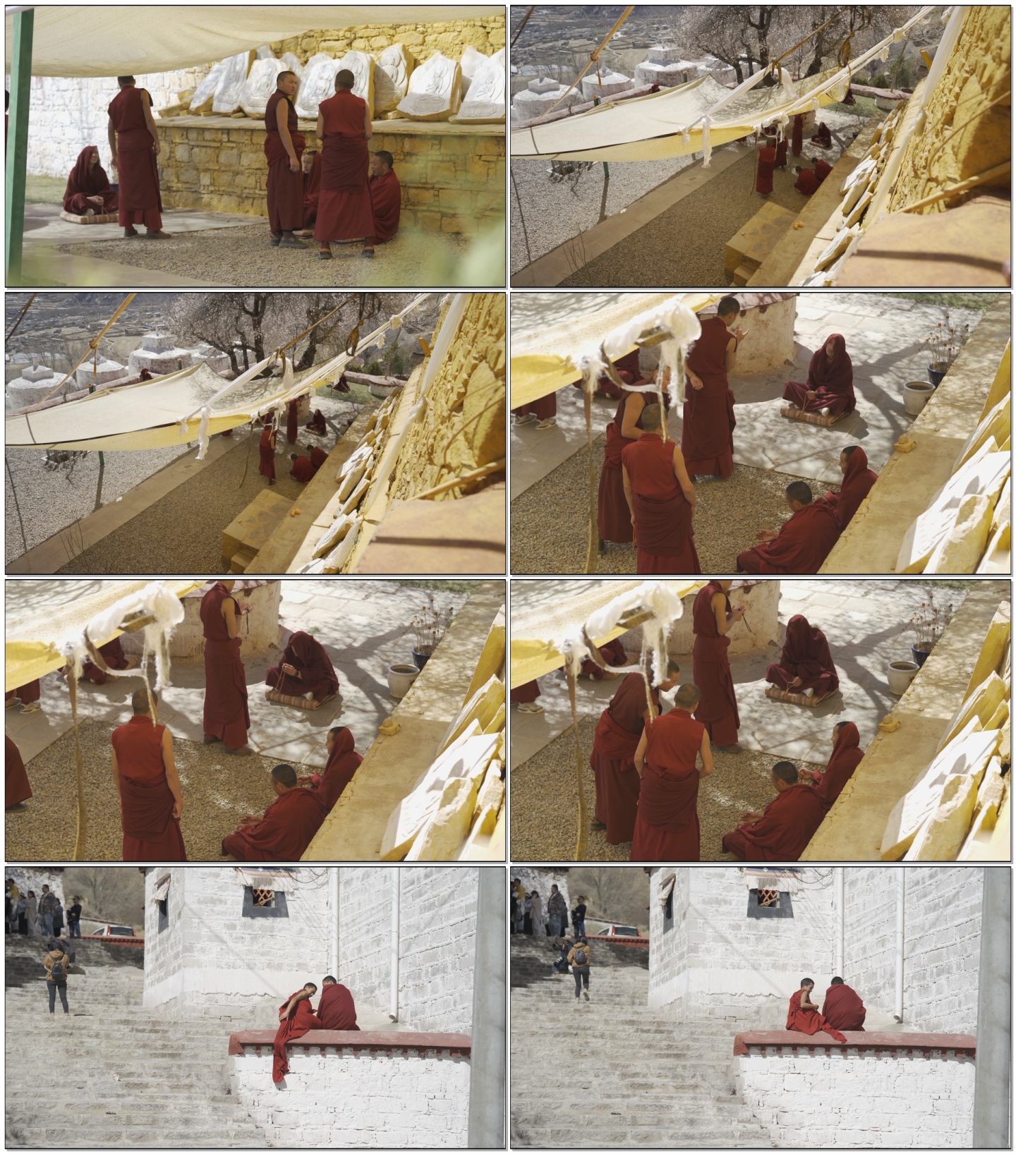 西藏僧人修行辨经