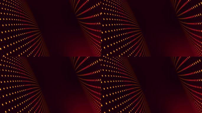 三维点状动画图案运动图形运动圆形抽象几何背景设计视觉效果血橙
