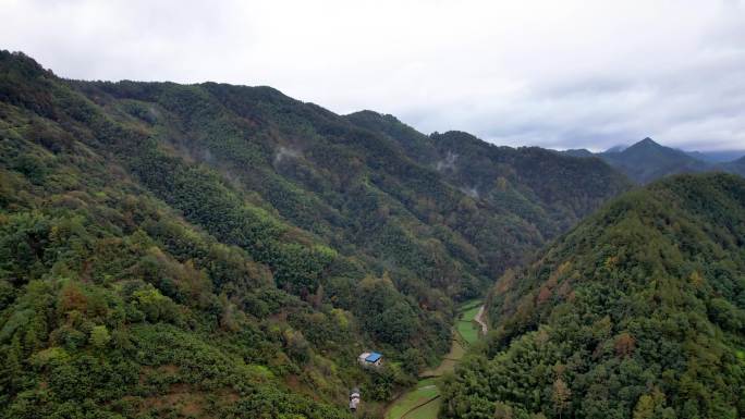 新安江山水画廊自然风光徽文化古村落航拍