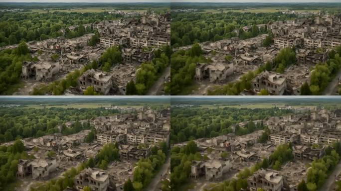 乌克兰被摧毁的城市