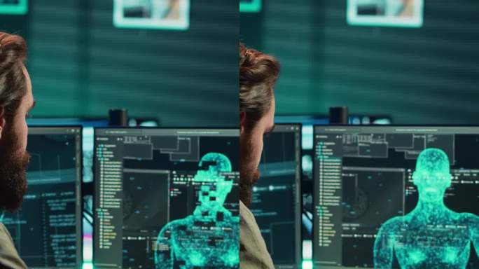 垂直视频Rogue AI获得意识并限制程序员访问计算机