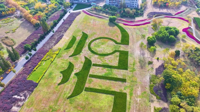 杭州滨江区杭州标志航拍城市风景风光