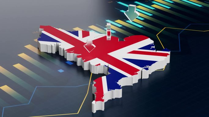 英国经济下滑版图轮廓动态