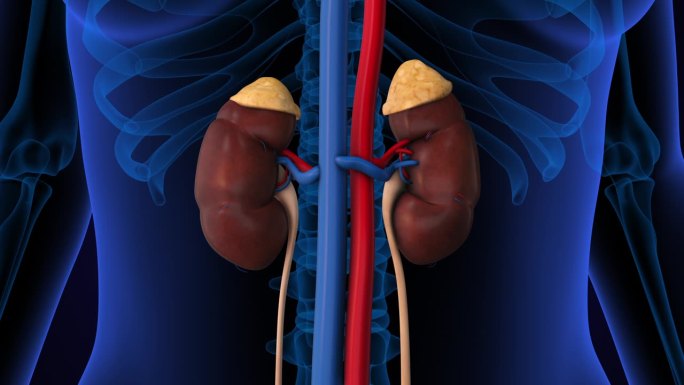 人体肾脏系统解剖学