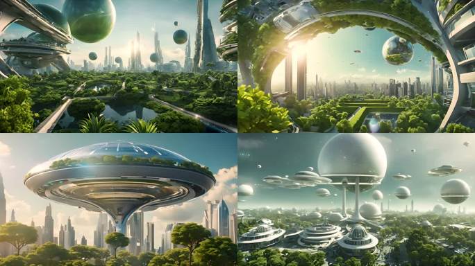 未来城市 科幻场景