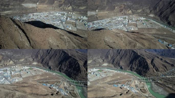 西藏大山深处的加查县城
