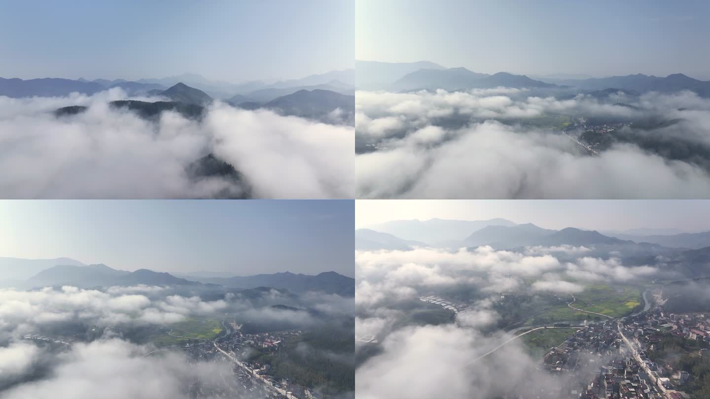 江西德兴-重溪镇 -云雾缭绕 美丽乡村