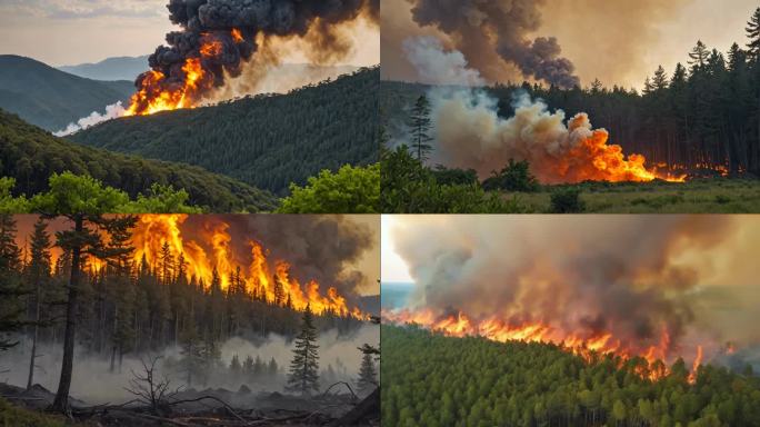森林火灾自然灾害