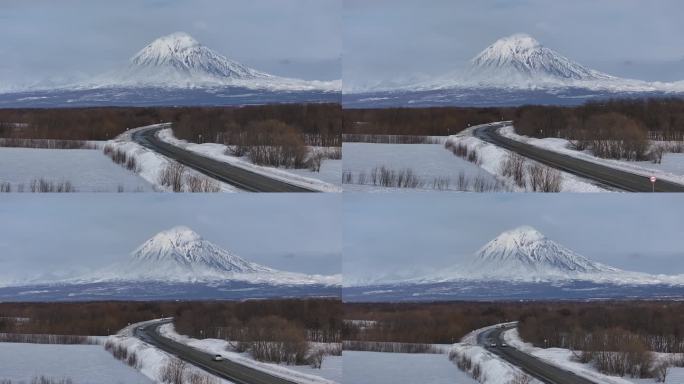 俄罗斯勘察加火山