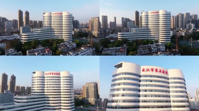 武汉市第五医院航拍汉阳医院