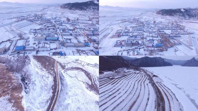 农村雪景（北方春节）