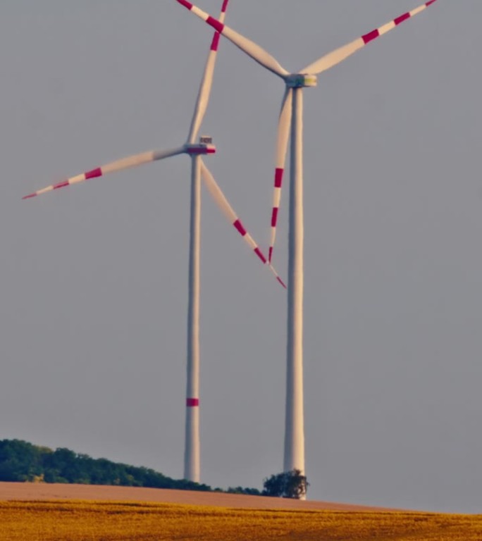 空灵的地平线:摩拉维亚乡村风力涡轮机的一瞥