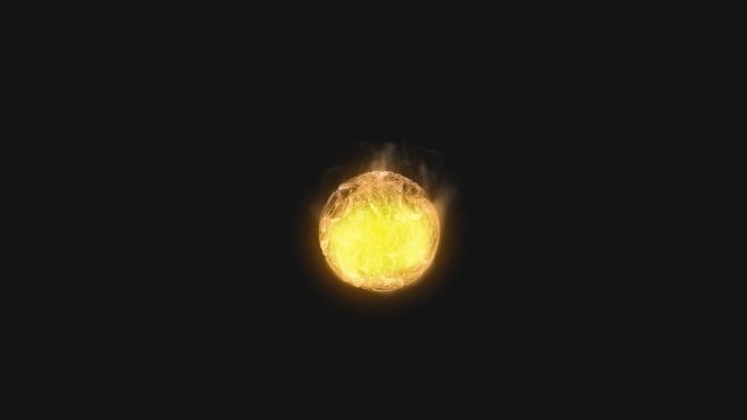 【透明通道】能量球火焰