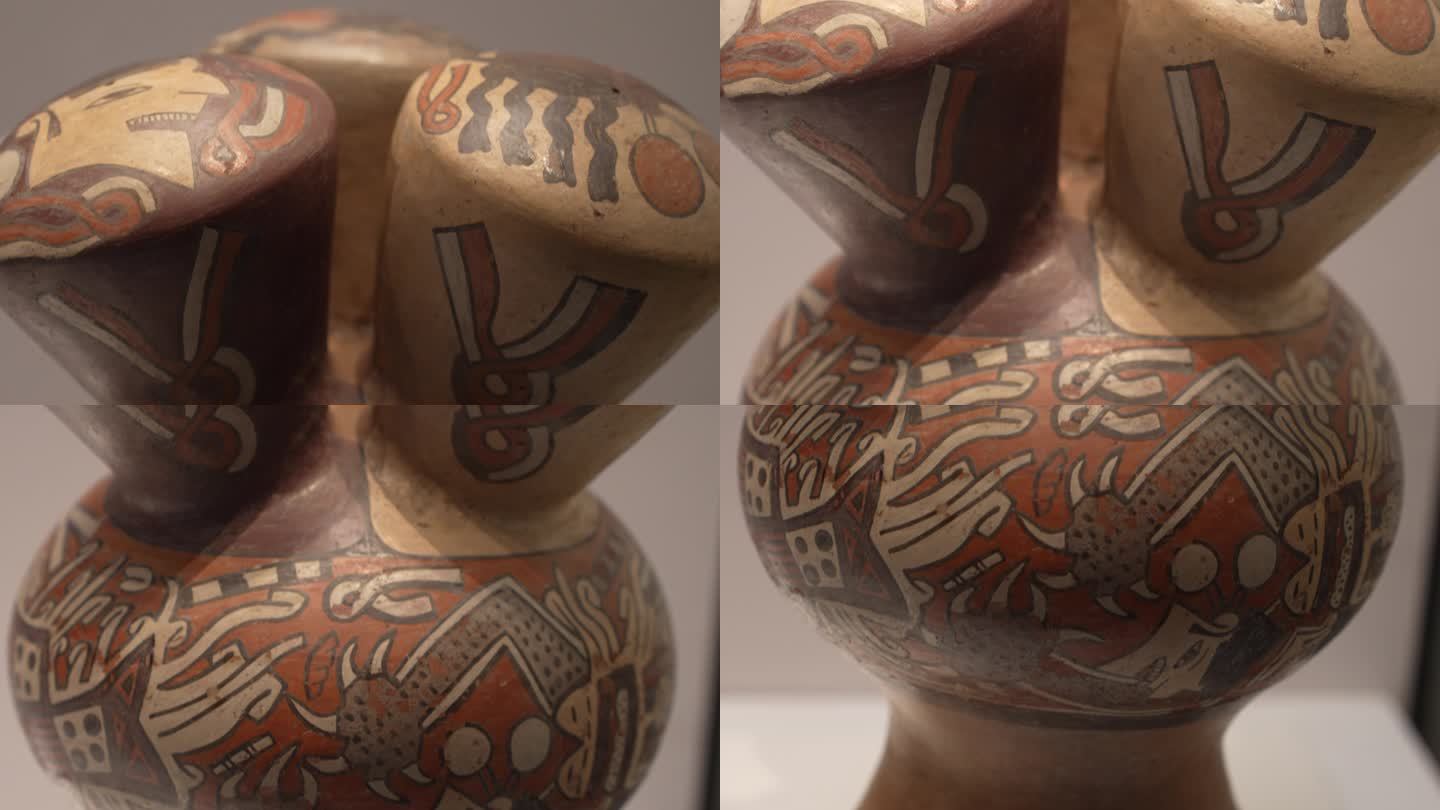 秘鲁中央银行附属博物馆纳斯卡彩绘陶鼓