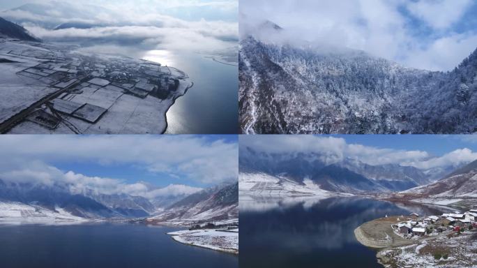 山间雪景（晴天）