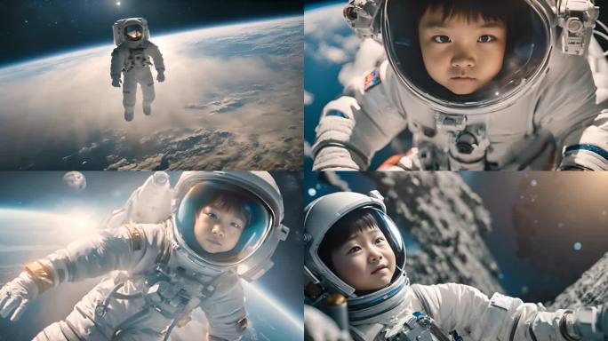 探索宇宙 儿童宇航员 六一儿童节