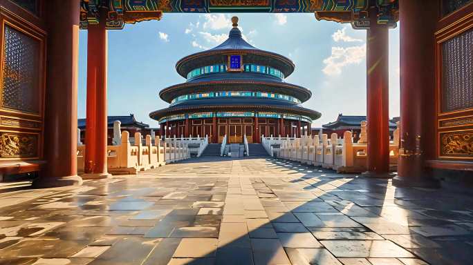 北京地标 天坛 祈年殿