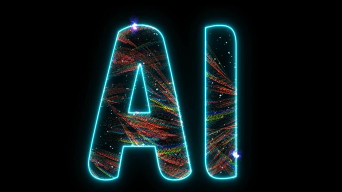 AI量子计算机数字未来技术大数据维度全息多边形背景