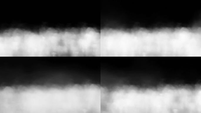 【透明循环】白色云雾气体循环氛围特效