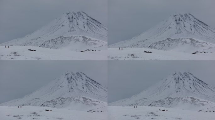 俄罗斯勘察加火山