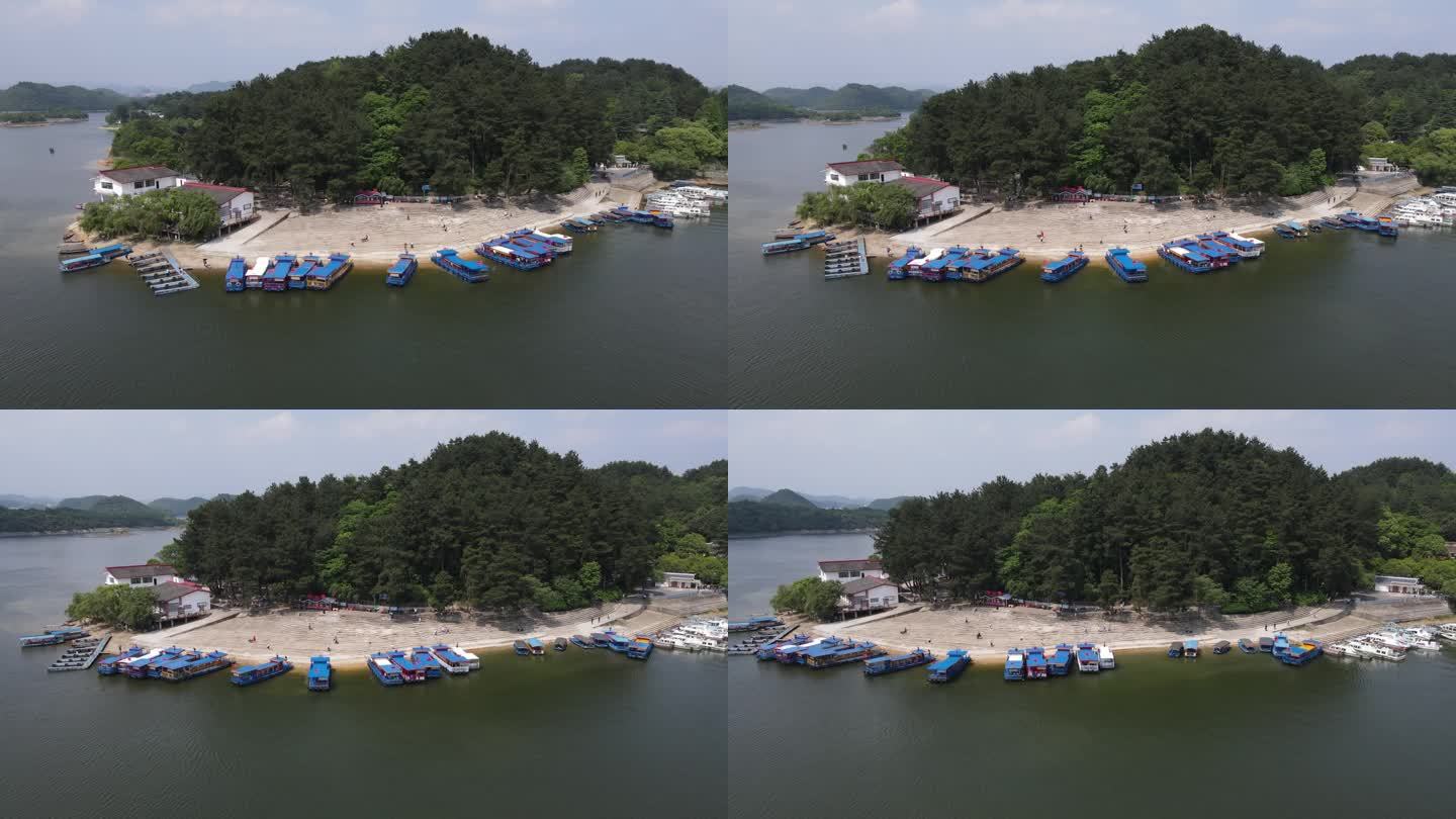 贵州贵阳观山湖百花湖跟船码头右环绕