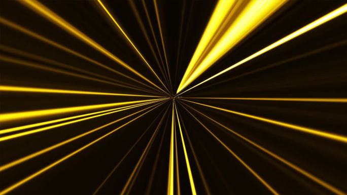 金色放射线激光空间