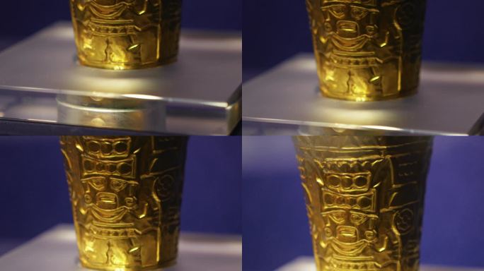 秘鲁中央银行附属博物馆西坎锤揲纹凯罗杯