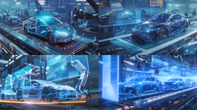 国产汽车智能生产车间 未来科技
