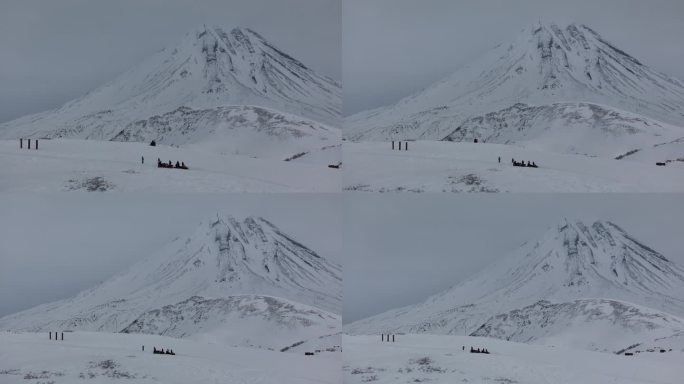 俄罗斯勘察加火山