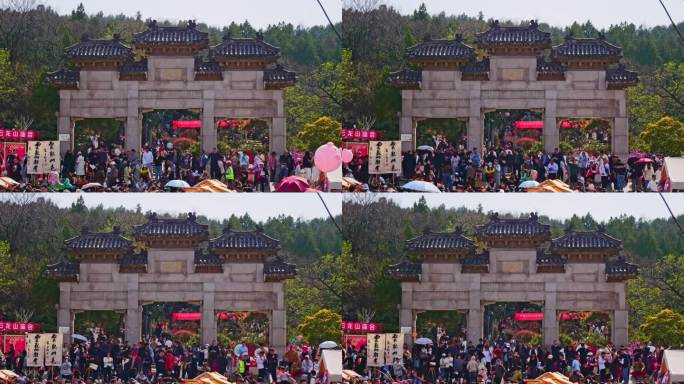 云龙山庙会 庙会 延时 赶庙会 徐州庙会