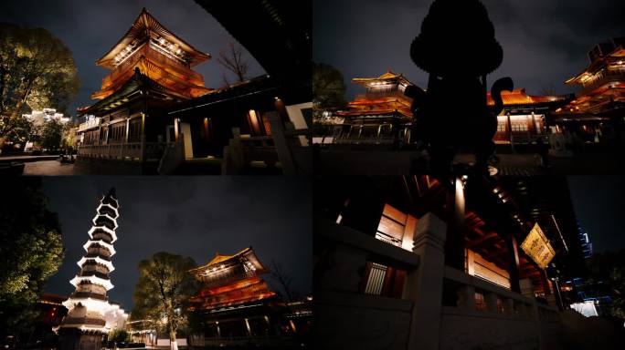 杭州香积寺(夜景）