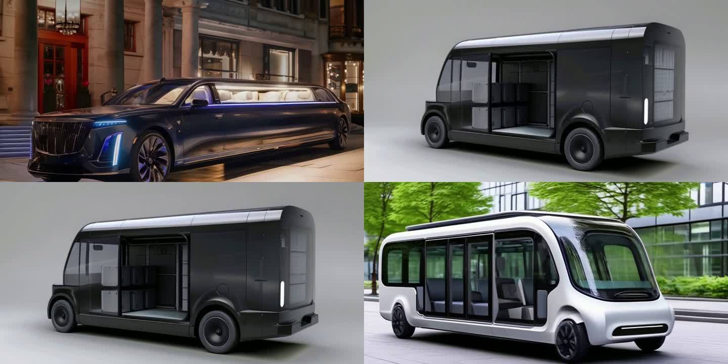 新能源商用车公车概念车4K