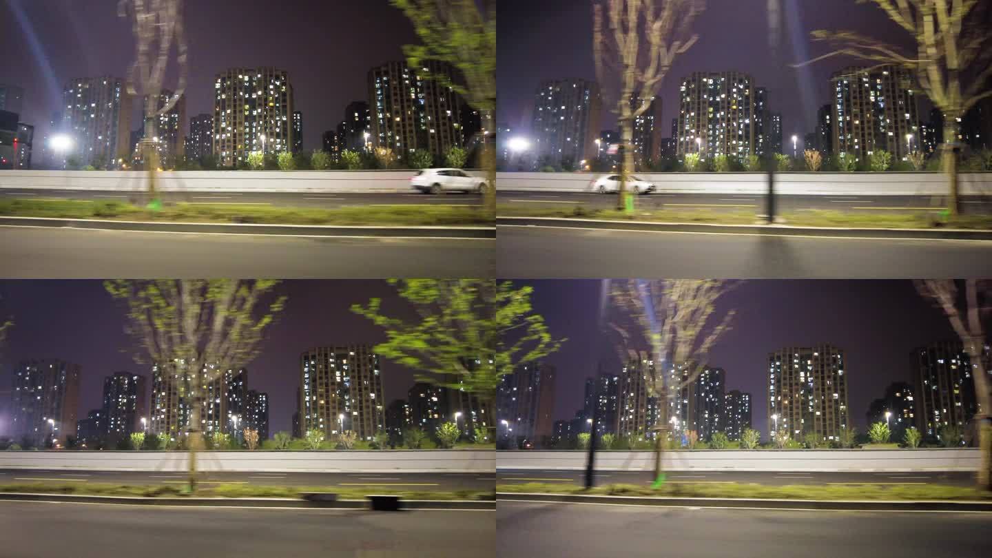城市马路夜景视频素材46