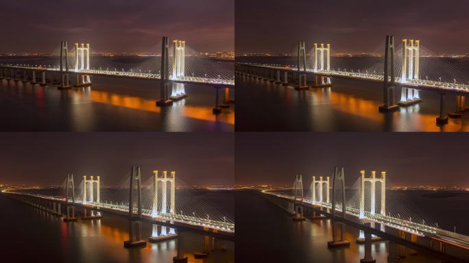 福建泉州跨海大桥夜景