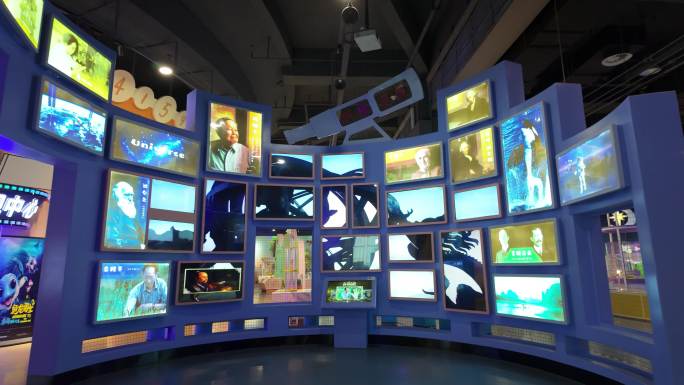 博物馆科学家人物巨匠电视墙