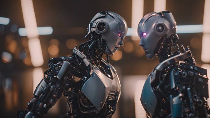 未来感人工智能机器人合集视频素材