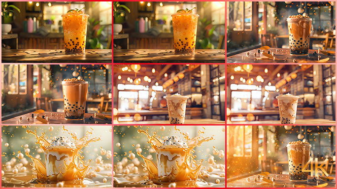 果汁珍珠奶茶 甜品/甜点饮料/夏天消暑