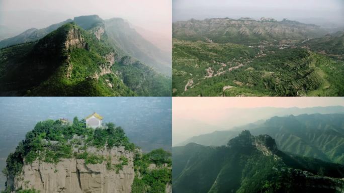 马鞍山航拍 齐长城航拍 齐文化 崇山峻岭