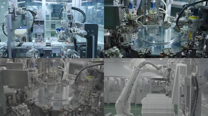 工业生产制造业自动化车间智能工厂