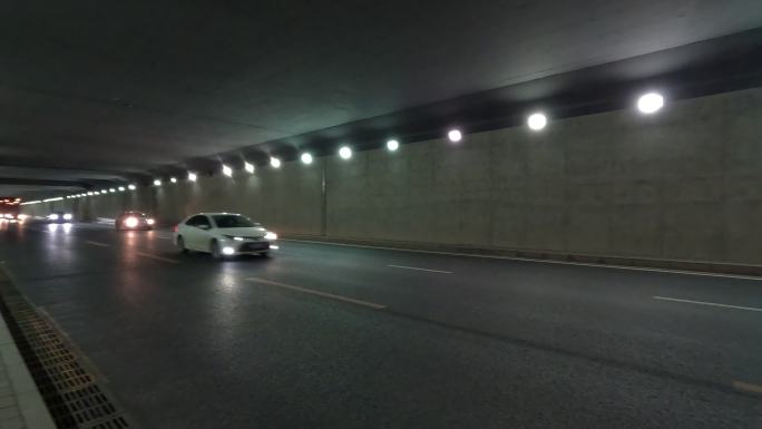 北京 隧道 夜景 延时摄影 夜间