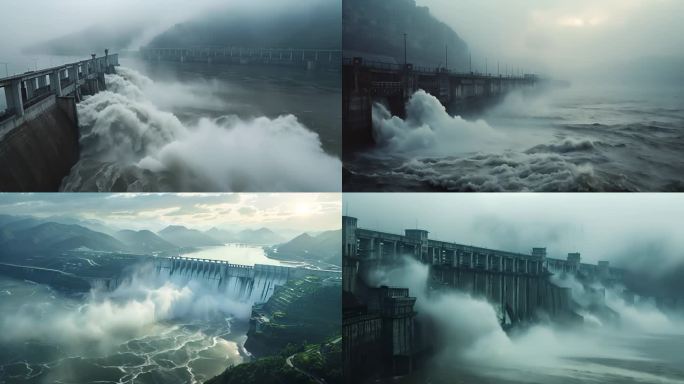 大坝 水利发电站 三峡大坝 大国重器