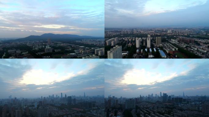 南京城市航拍大气画面