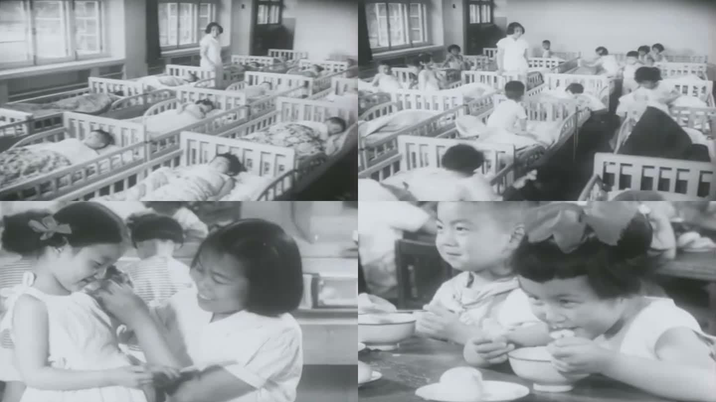 60年代北京幼儿园里的儿童视频1