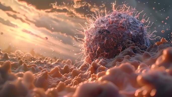 细菌病毒癌细胞肿瘤形成癌症素材原创4