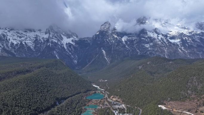 丽江玉龙雪山 古城 蓝月谷 延时