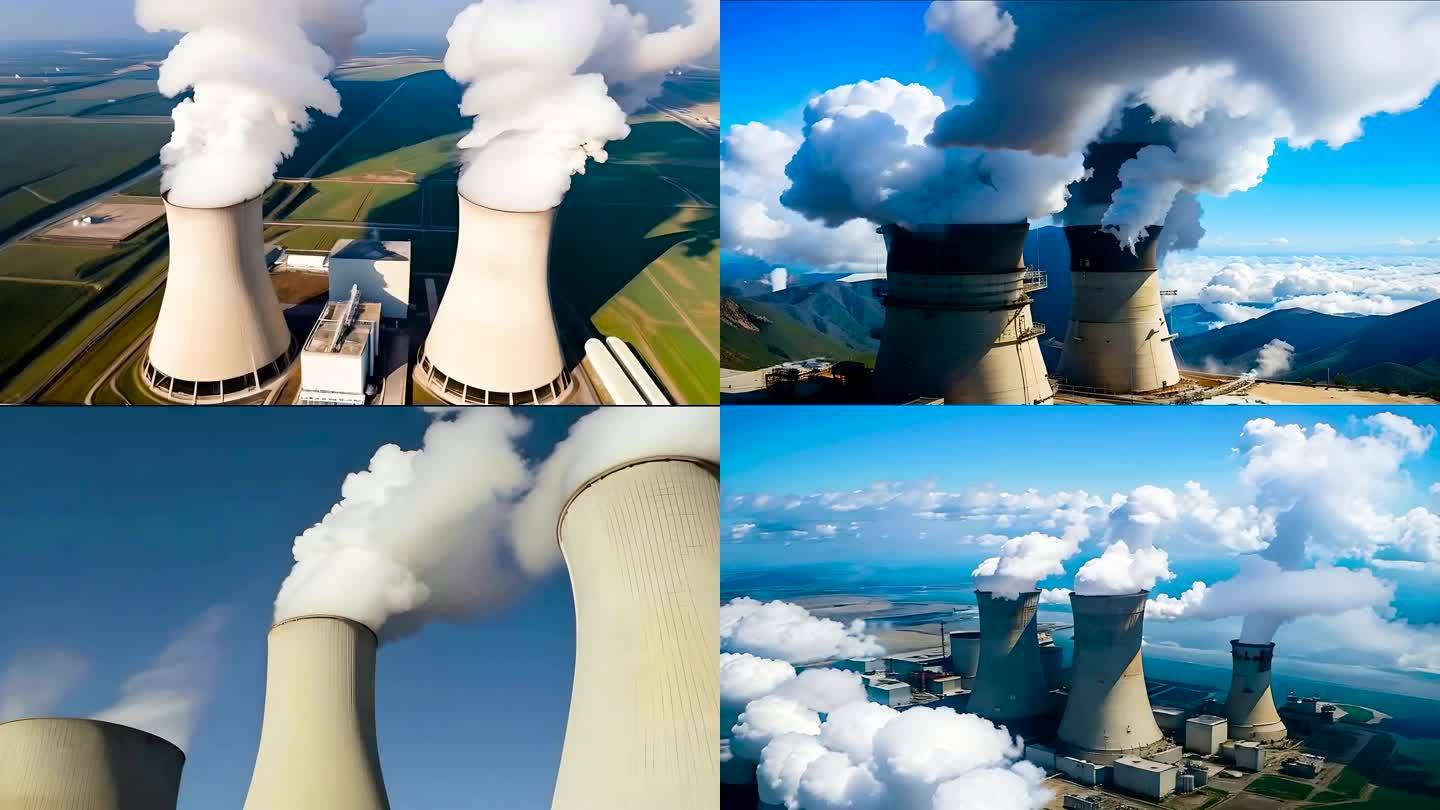核污染核电厂核电站发电煤电发电大气污染