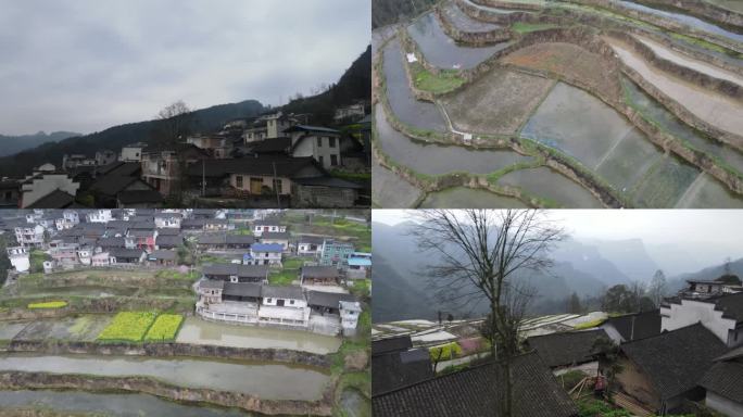 航拍湘西双龙村