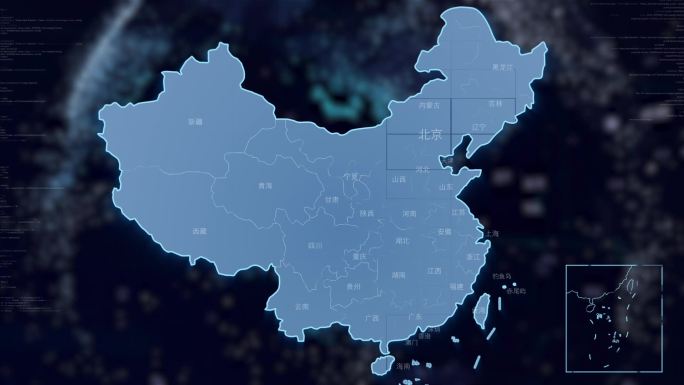 中国地图编辑可视化包装